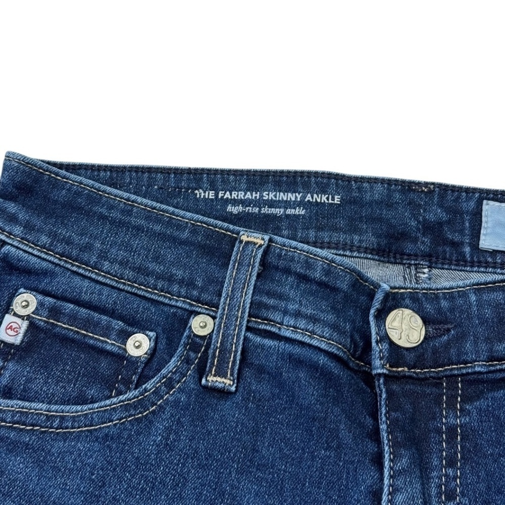 AG Adriano Goldschmied High Rise The Farrah Skinny Ankle Jeans - Picture 10 of 14